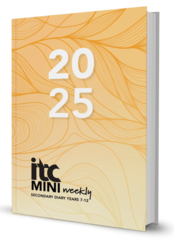 INNOVATIVE TEACHERS COMPANION 2025 MINI WEEKLY SECONDARY DIARY YEARS 7-12 ITC