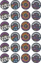 Music Maestros - Merit Stickers (Pack of 96)