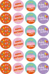 STICKERS - BIRTHDAY 