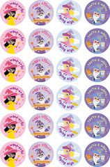 Witches & Wizards - Merit Stickers
