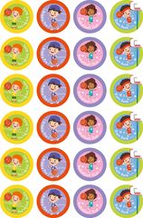 Basketball - Extracurricular Stickers (Pack of 96)