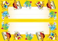 Name Plates Card - Reading Bugs - Pk 35 NP9513