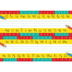 Name Plates Card - Alphabet And Numbers - Pk 35 NP9516