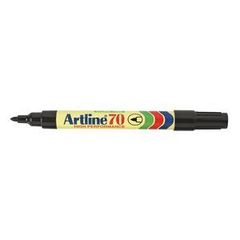 Permanent Marker Pk 12 Black Bullet Artline 70 - 1.5Mm 4974052801518
