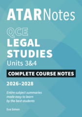 ATAR NOTES QCE LEGAL STUDIES 3&4 (2026-2028