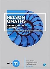 Nelson QMaths 11 Mathematics Methods Student Book with 4 Access Codes