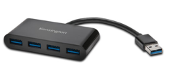 KENSINGTON® UH4000 USB 3.0 4 PORT HUB BLACK