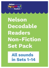 Nelson Decodable Readers Sets 1-14 Non-Fiction Pack x 63