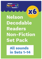 Nelson Decodable Readers Sets 1-14 Non-Fiction Pack x 378