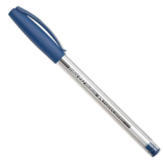 Pen Ballpoint Medium Blue Faber Trilux Triangular Barrel