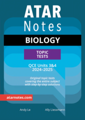 ATAR Notes QCE Biology 3&4 Topic Tests