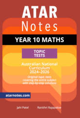 ATAR Notes Year 10 Maths Topic Tests
