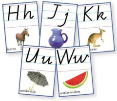 Cards – A5 Alphabet Qld Modern Cursive