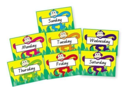 Cards – A5 Days of the Week