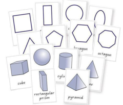 Geometric Shape Cards
