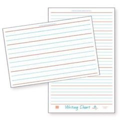 Chart – A1 Writing Chart QLD Ruled Double Sided Laminated