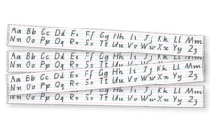Desk Strip – QLD Alphabet Cursive Pk 30