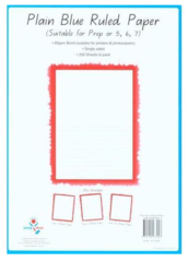 Paper – A4 Half Blank and Half Lined Story Writing Paper CLASS Pk 250