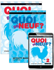 Quoi de Neuf ? 2 Student Book, eBook and Activity Book, 2nd edition