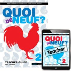Quoi de Neuf ? 2 Teacher Pack (Teacher Guide book, Teacher eBook and audio download), 2nd edition