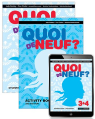 Quoi de Neuf ? 3+4 Student Book, eBook and Activity Book, 2nd edition