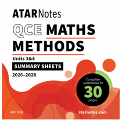 ATAR-Notes-QCE-Maths-Methods-3&4-Summary-Sheets