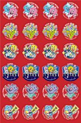 Popcorn - Scented Shapes Stickers (Pack of 72)