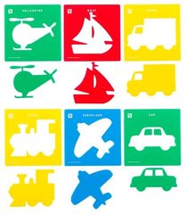 Stencil Transport Set of 6 9314289013547