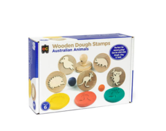 Wooden Dough Stamps - Australian Animals