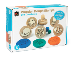 Wooden Dough Stamps - Sea Creatures