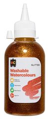 Washable Glitter Watercolour 250ml Yellow 9314289028350