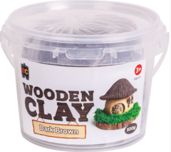 Wooden Clay - Dark Brown 500g