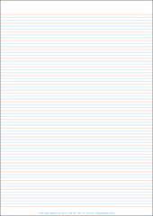 Lined Paper - A4 Full Page - Year 1 Class Pack Of 250 YI77344
