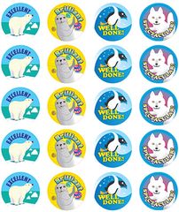 Stickers - Polar Animals - Pk 100  9321862006698