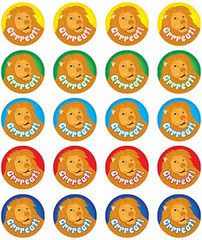 Stickers - Lion-Grrreat! - Pk 100  9321862005813