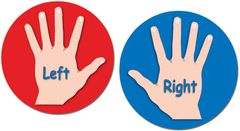 Stickers - Left &amp; Right Hand - Pk 30 of each YI62634